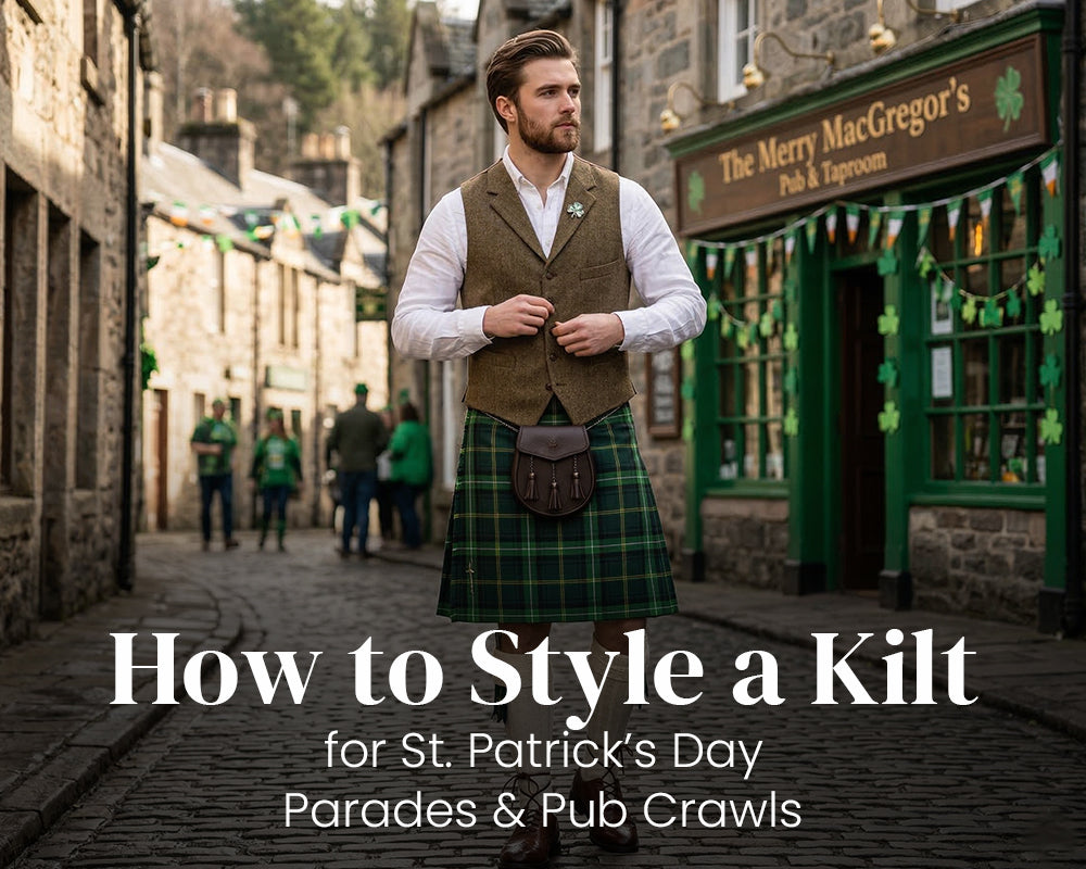 How to Style a Kilt for St. Patrick’s Day Parades & Pub Crawls
