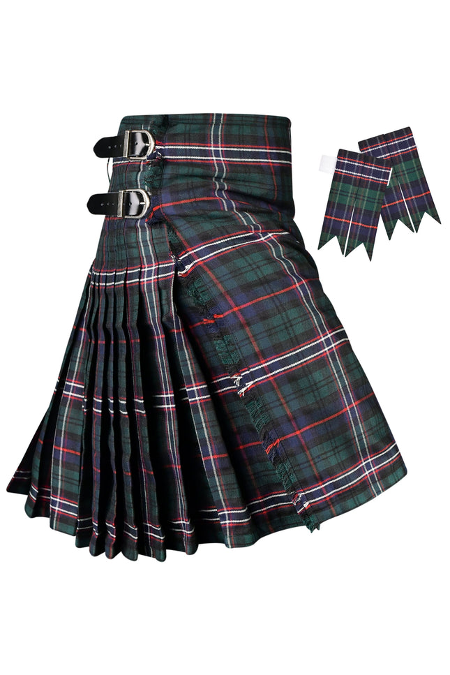 Kilt for Men I Scottish National Tartan Kilt Polyviscose 8 Yard Traditional Men Kilt