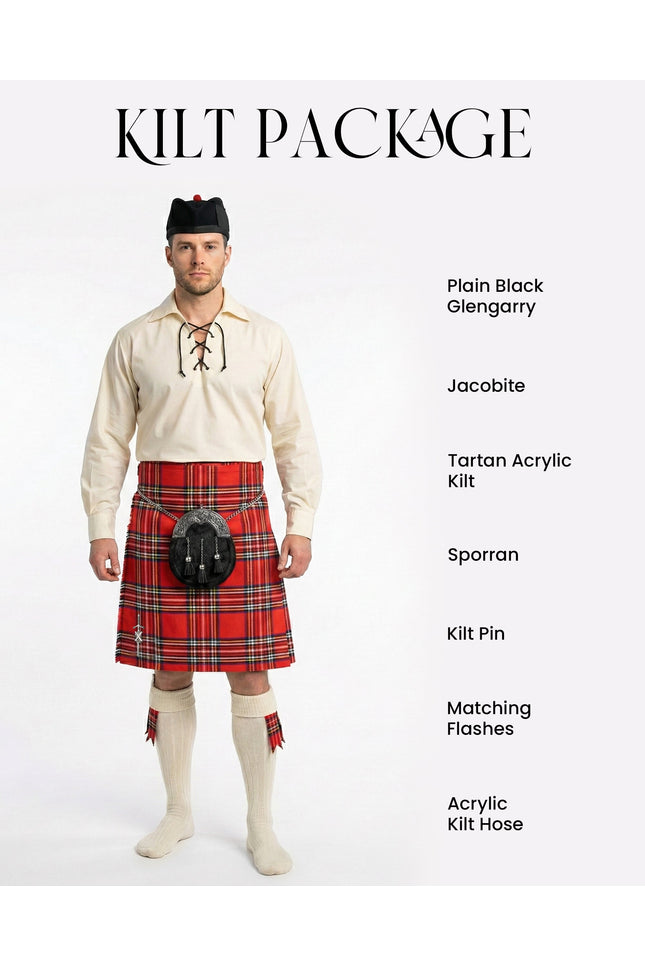 Acrylic Kilt Package | Royal Stewart