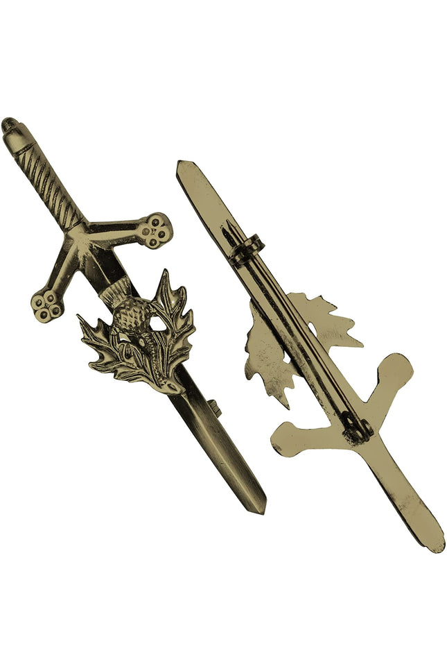 Scottish Kilt Pin for men | Thistle Antique