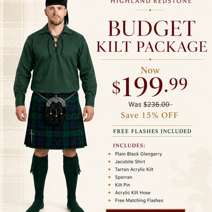Acrylic Kilt Package | Black Watch