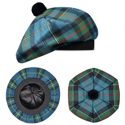 Tam O'Shanter Hat with Pompom | Ancient Colquhoun Tartan