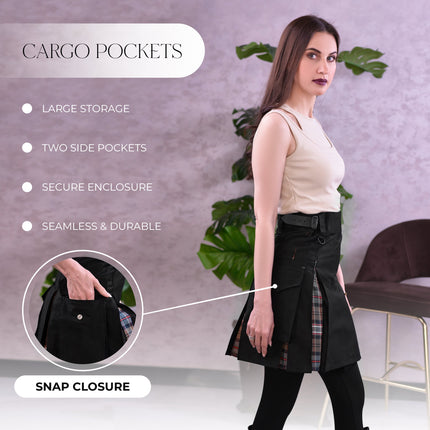 Women's Hybrid Utility Kilt | Scottish Heritage Weathered | Big & Tall
