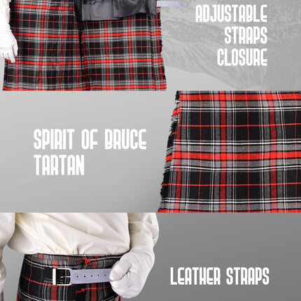 Acrylic Kilt | 16oz Spirit of Bruce Tartan Kilt