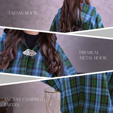 Women Tartan Cape - Ancient Campbell