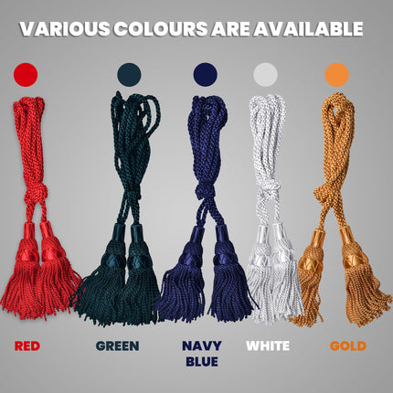 Highland Redstone Bagpipe Silk Cord | Navy Blue