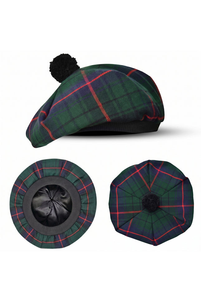 Tam O'Shanter Hat with Pompom | Davidson Tartan
