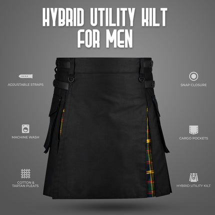 US Marine Corps - Leathernecks Hybrid Utility Kilt for Men  - Traditional Style with Modern Functionality