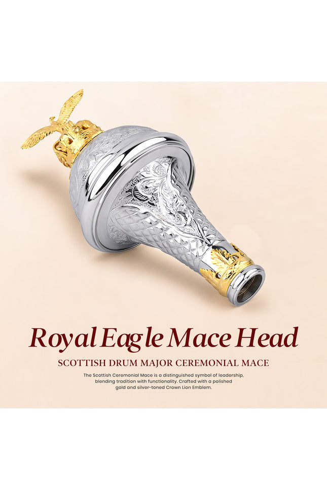 Scottish Drum Major Ceremonial Mace| Royal Eagle Head