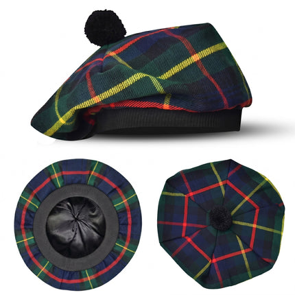 Tam O'Shanter Hat with Pompom | Farquharson Tartan
