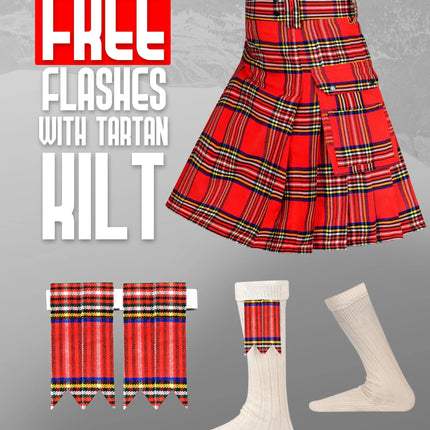 Valor Acrylic Utility Kilt | 16oz Royal Stewart Tartan KIlt