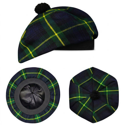 Tam O'Shanter Hat with Pompom | Gordon Tartan
