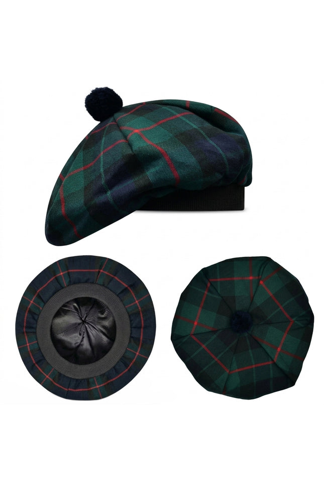 Tam O'Shanter Hat with Pompom | Gunn Modern Tartan