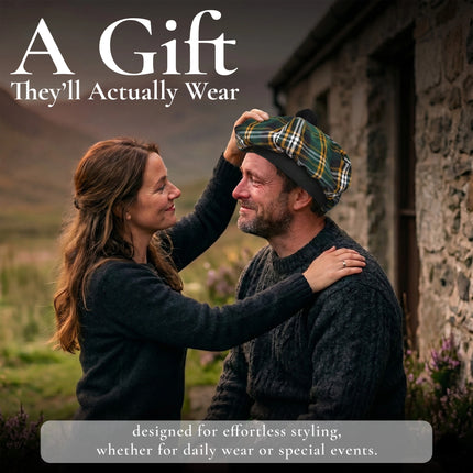 Redstone Ireland Tam O'Shanter Hat with Pompom | Irish Heritage Tartan – Highland ...