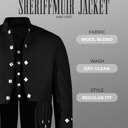 Black Sheriffmuir Jacket & Vest