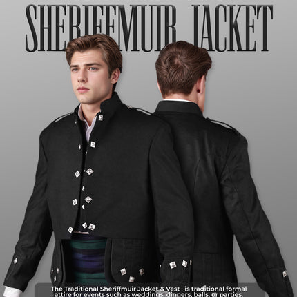 Black Sheriffmuir Jacket & Vest