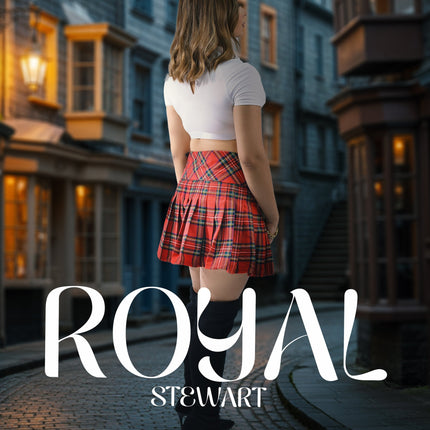 Women's Tartan Billie Skirt| Royal Stewart