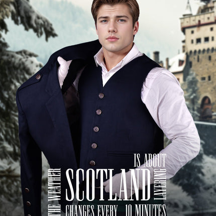 Navy Blue Crail Vest