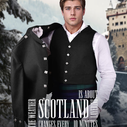 Black Sheriffmuir Jacket & Vest