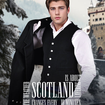 Black Argyll Jacket & Vest