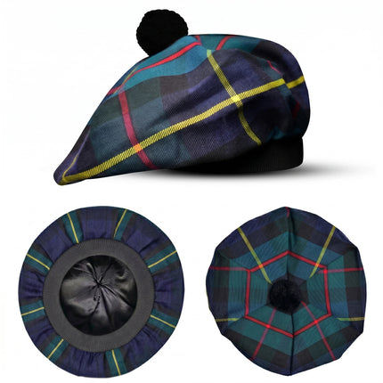 Tam O'Shanter Hat with Pompom | MacLeod of Harris Tartan