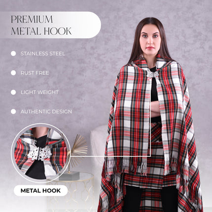 Women Tartan Cloak - Dress Stewart