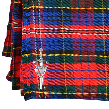 Scottish Kilt Pin for men | Irish Harp Chrome