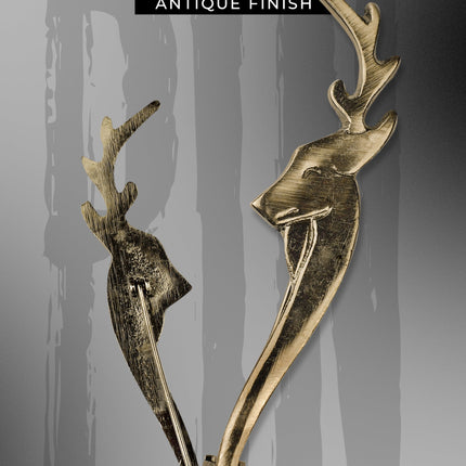 Scottish Kilt Pin for men | Stag Head Pewter Antique