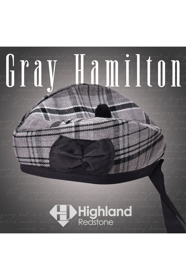 Glengarry Hat | Gray Hamilton