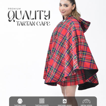 Women Tartan Cape - Royal Stewart