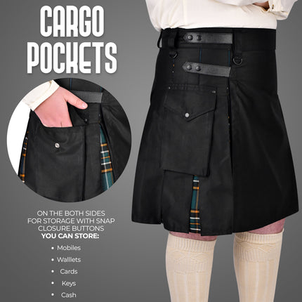 Irish Heritage Hybrid Utility Kilts for Men  - Traditional Style with Modern Functionality | Big & Tall