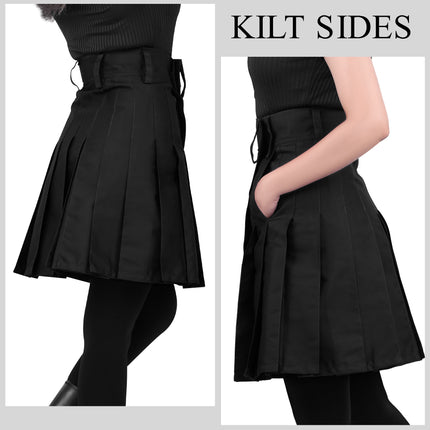 Raven Women Kilt - Black