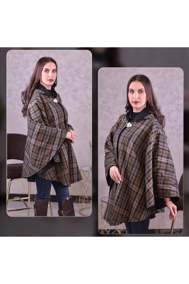 Women Tartan Cape - Scottish Heritage Weathered