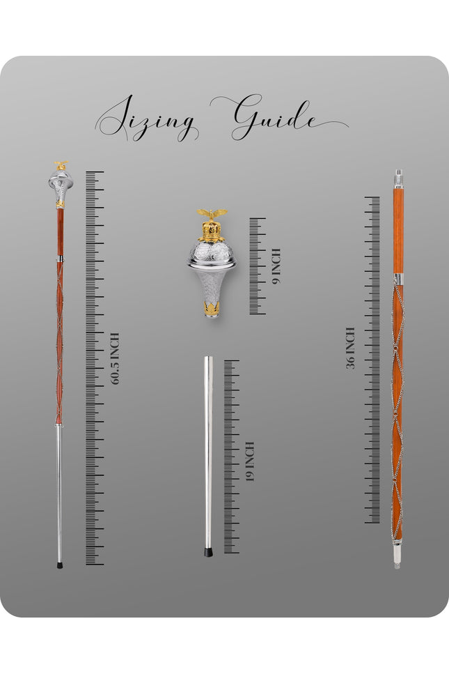 American Maces, Drum Major Maces (Eagle Head)