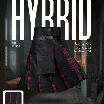 MacDonald Modern Kilt for Men - Traditional Style with Modern Functionality | Big & Tall