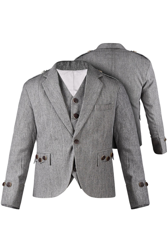 Grey Argyll Jacket & Vest