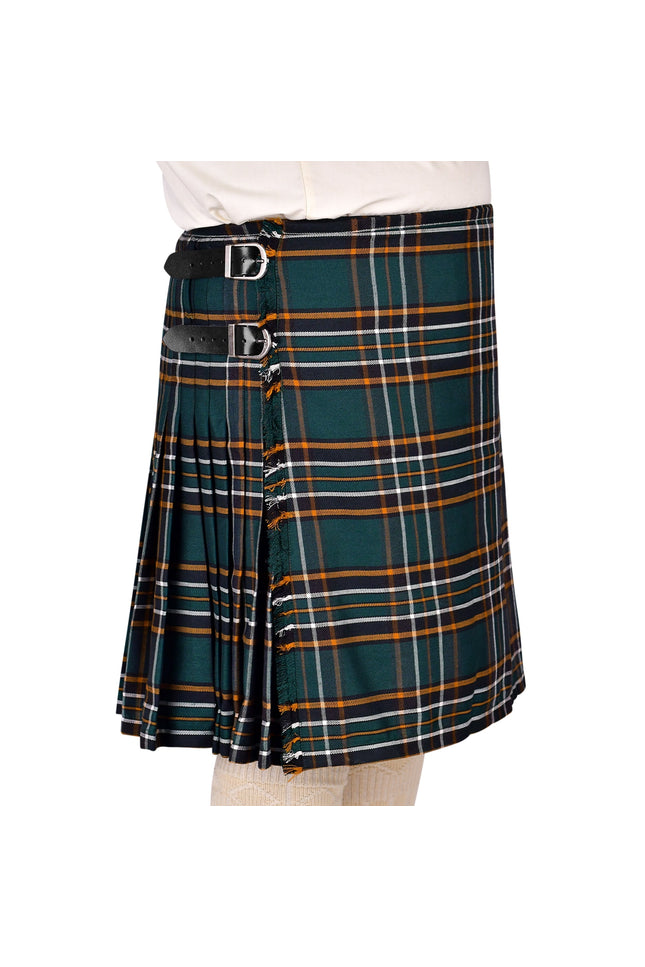 Kilt for Men I Irish Heritage Tartan Kilt Polyviscose 8 Yard Traditional Men Kilt