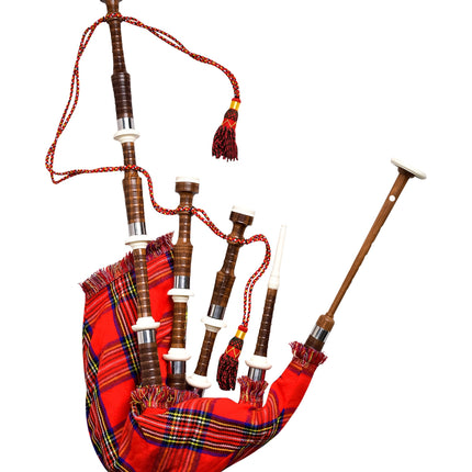 Full Size Rosewood Bagpipe with Box | Royal Stewart