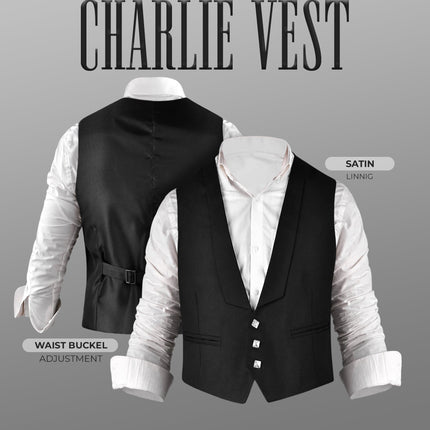 Black Prince Charlie Vest