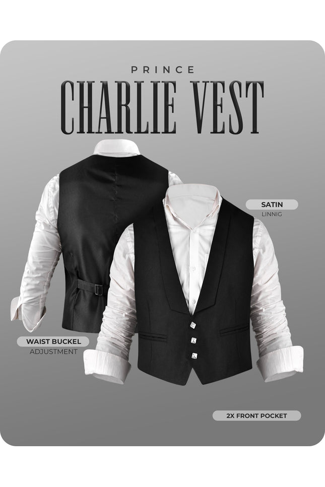 Black Prince Charlie Vest