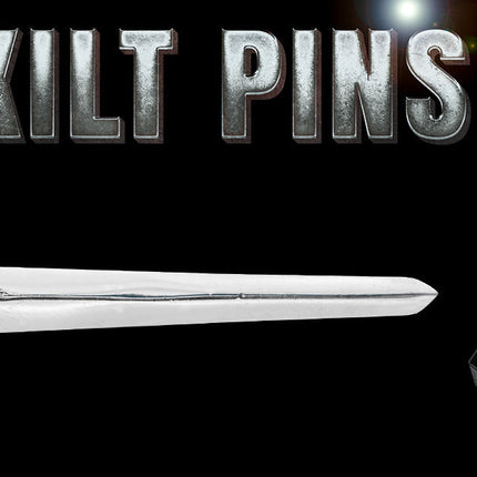 Scottish Kilt Pin for men | Bruce Sword Chrome