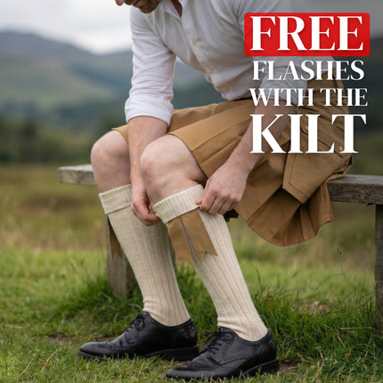 Phantom Modern Utility Kilt - Khaki | Big & Tall