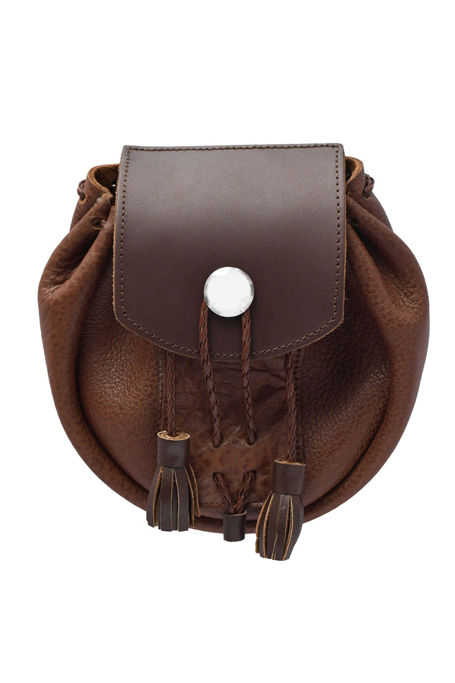 Rob Roy Leather Sporran | Brown