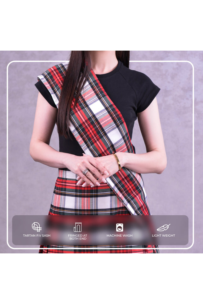 Women's Sash | Dress Stewart Tartan