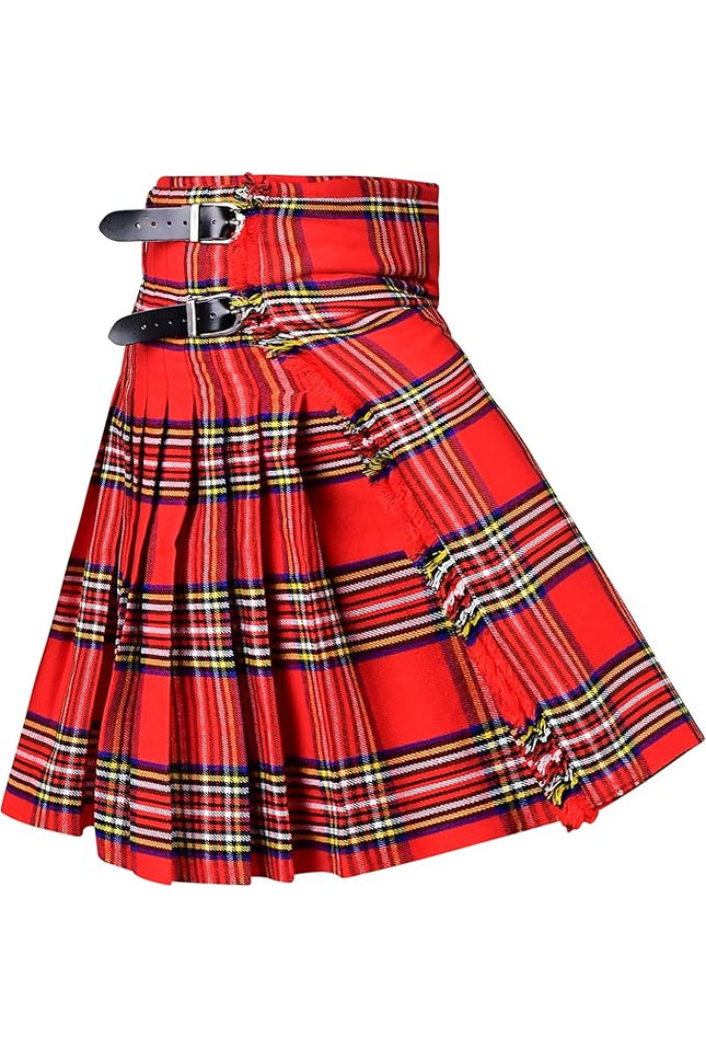 Acrylic Kilt | 16oz  Royal Stewart Tartan Kilt | Big & Tall