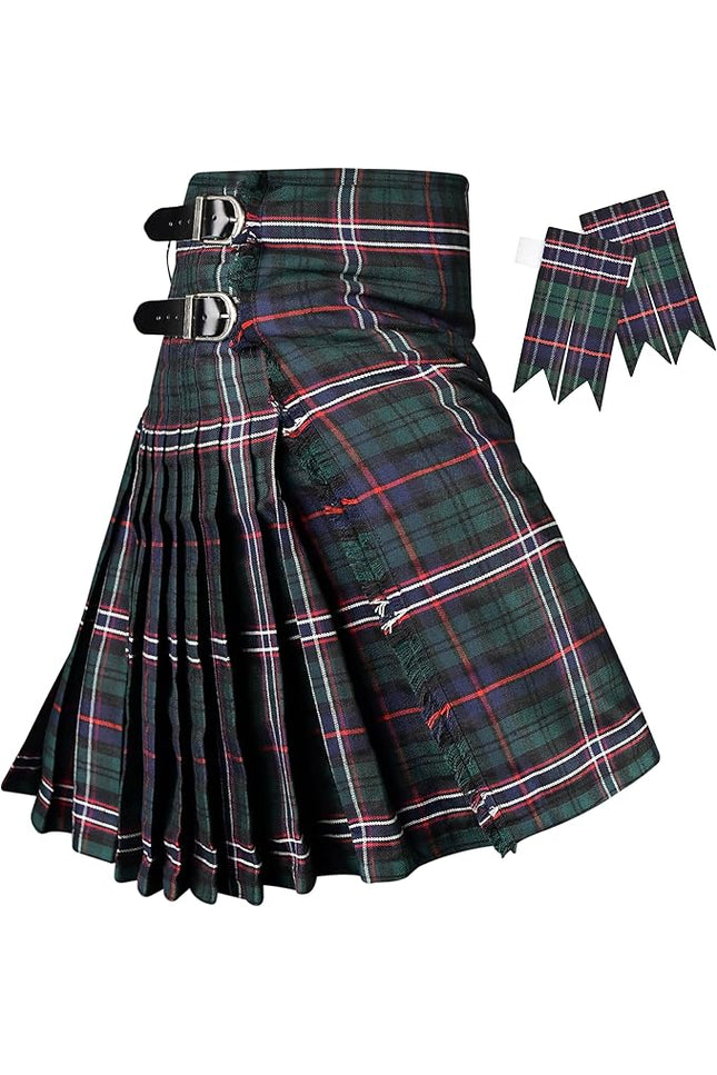 Acrylic Kilt | 16oz  Scottish National Tartan Kilt | Big & Tall