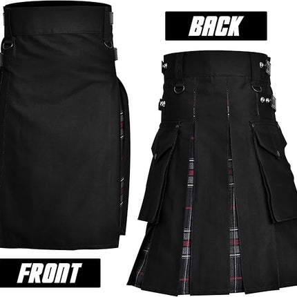 Spirit Of Bruce Hybrid Utility Kilts for Men  - Traditional Style with Modern Functionality | Big & Tall
