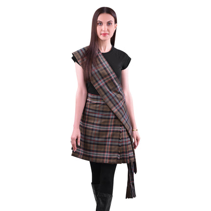 Women's Sash | Scottish Heritage Weathered Tartan