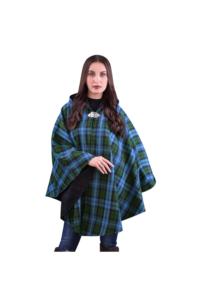 Women Tartan Cape - Ancient Campbell