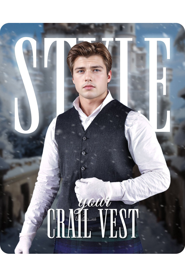 Charcoal Crail Vest